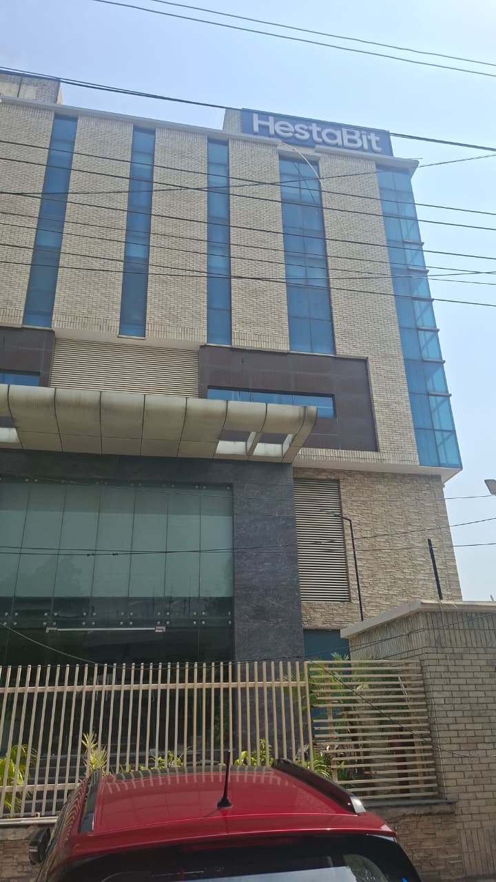 HestaBit building in Delhi, where Panda Guys worked from