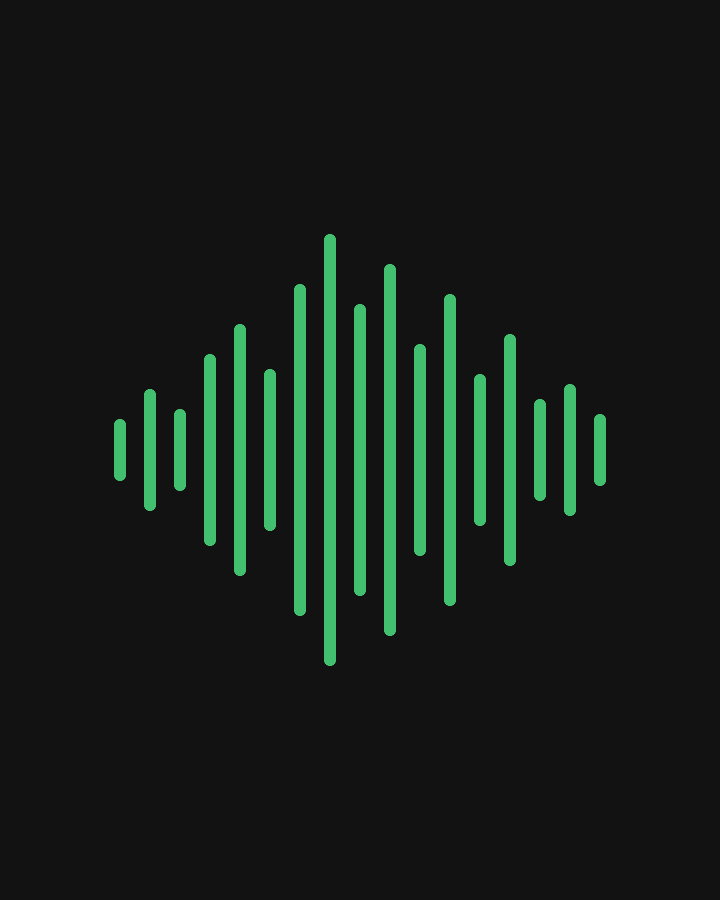 Abstract sound-wave illustration representing conversation practice